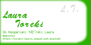 laura toreki business card